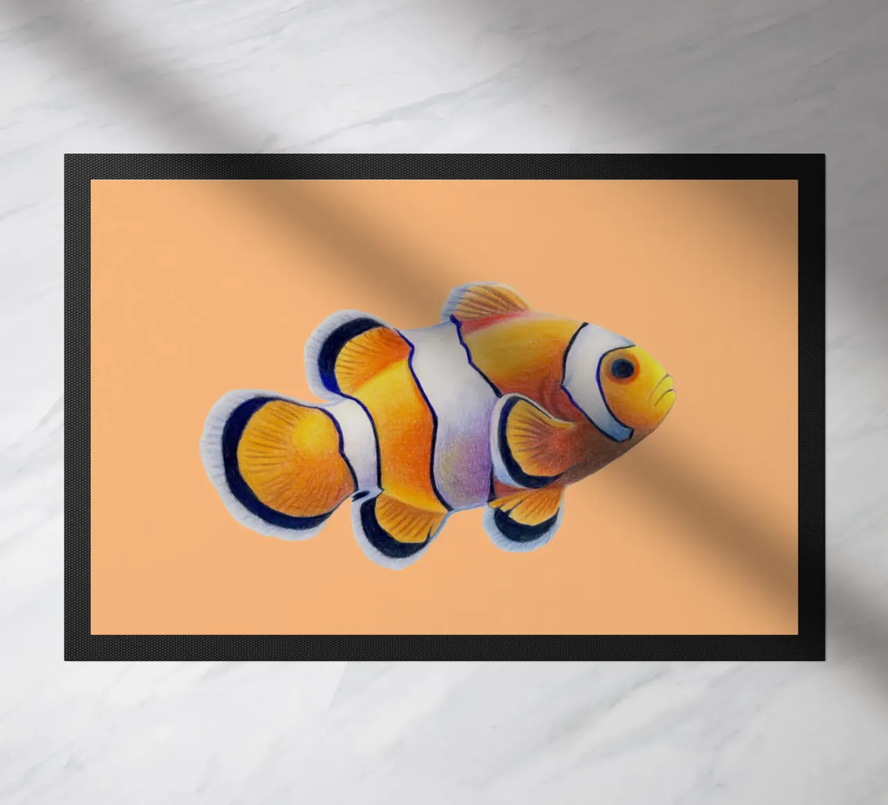 Clownfisch deurmat van Graphit und Farbe