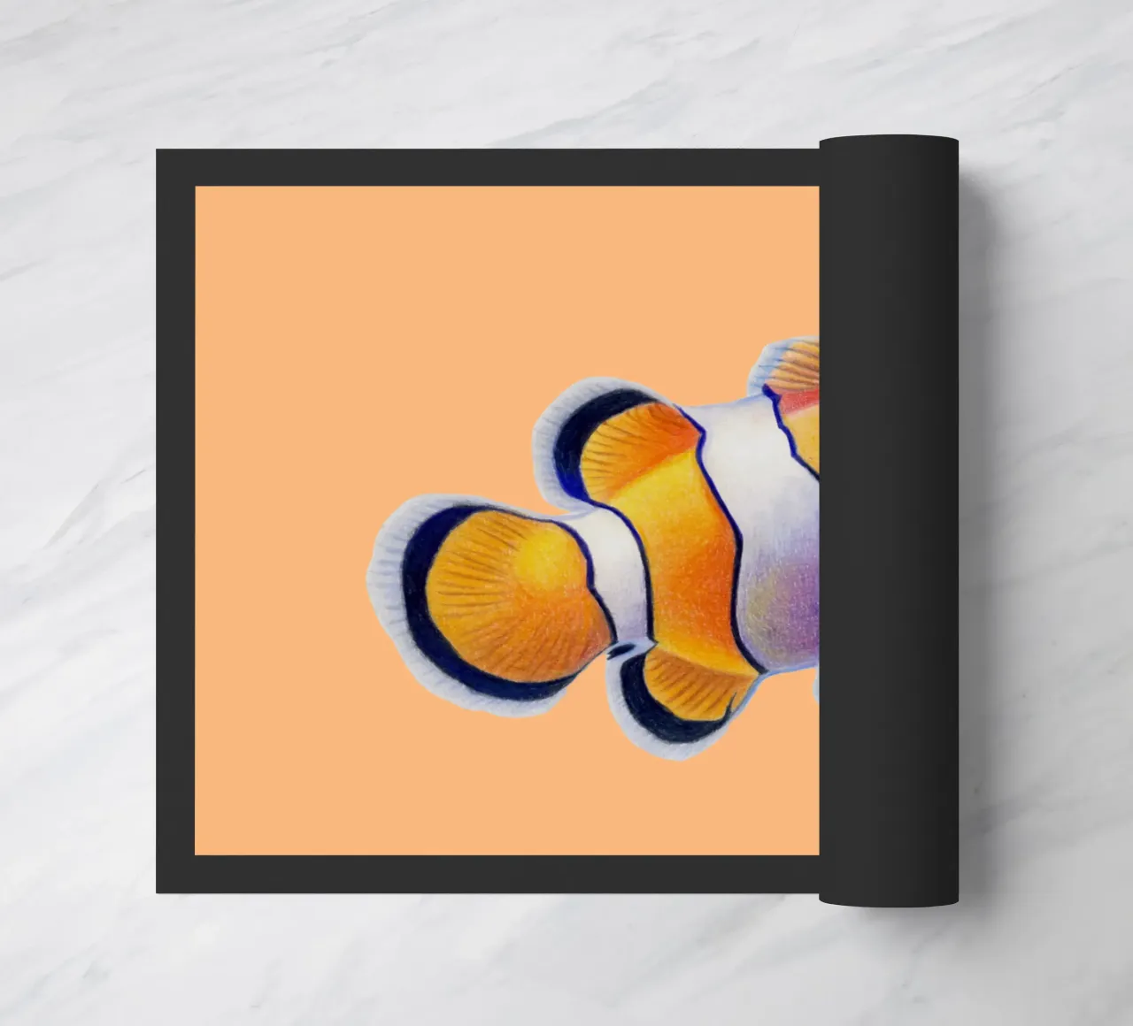 Clownfisch deurmat van Graphit und Farbe