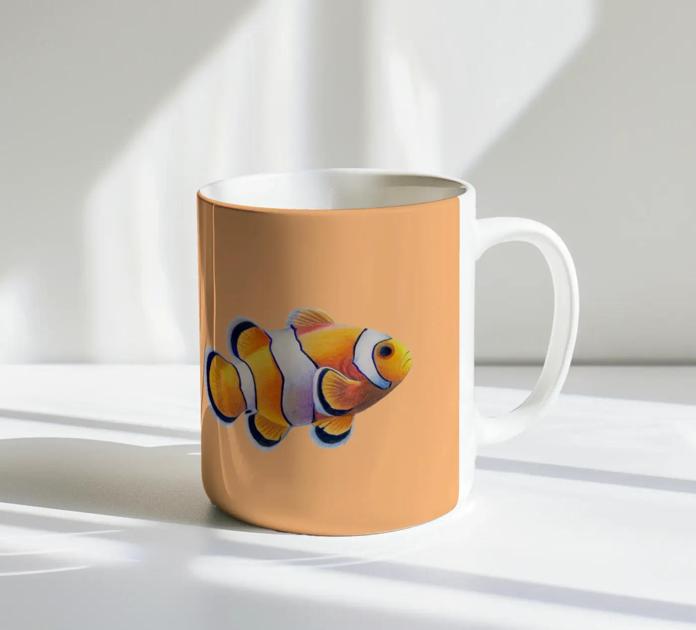 Clownfisch ceramic mug by Graphit und Farbe