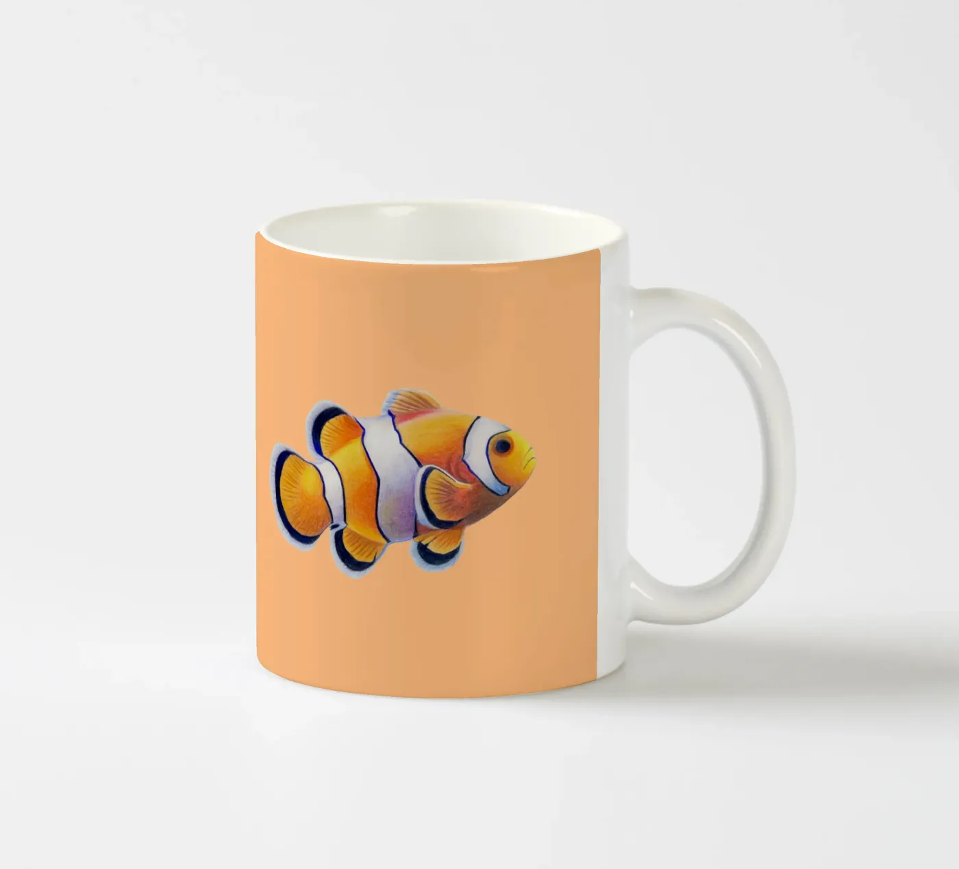 Clownfisch ceramic mug by Graphit und Farbe