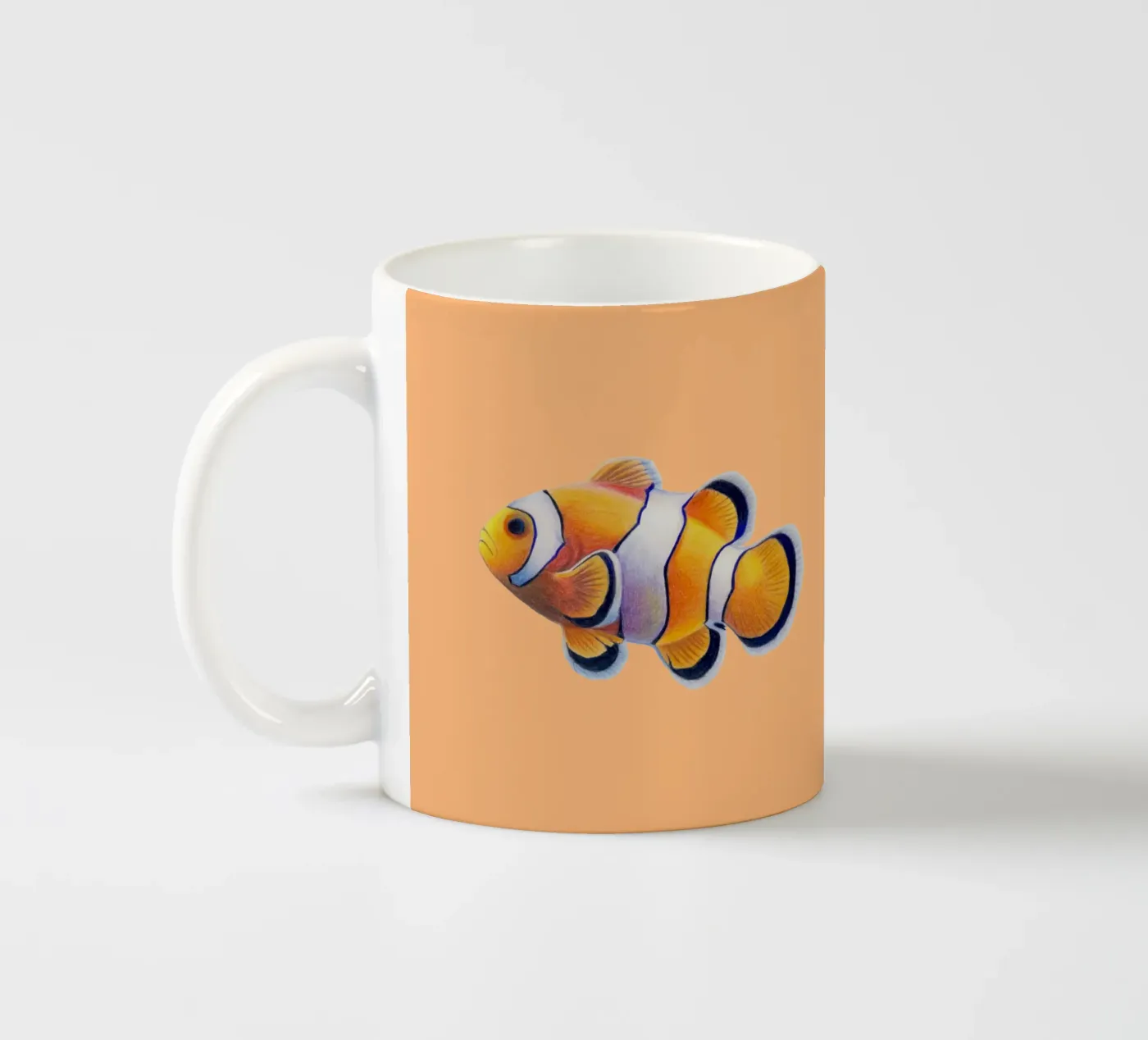 Clownfisch ceramic mug by Graphit und Farbe