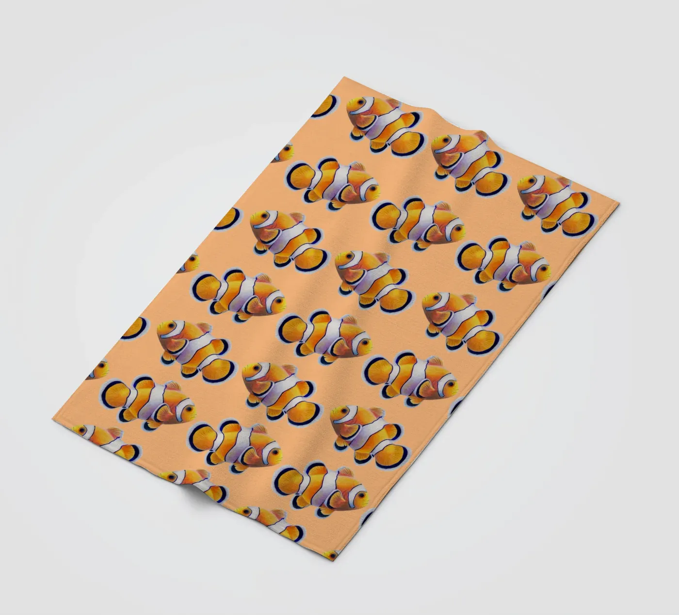 Clownfisch fleecedeken van Graphit und Farbe
