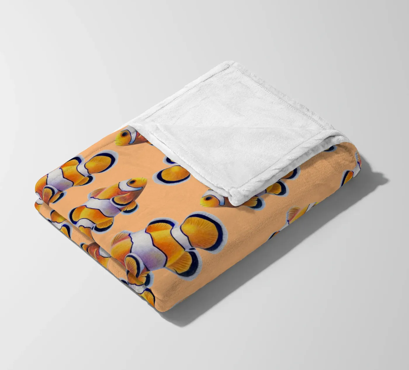 Clownfisch fleecedeken van Graphit und Farbe