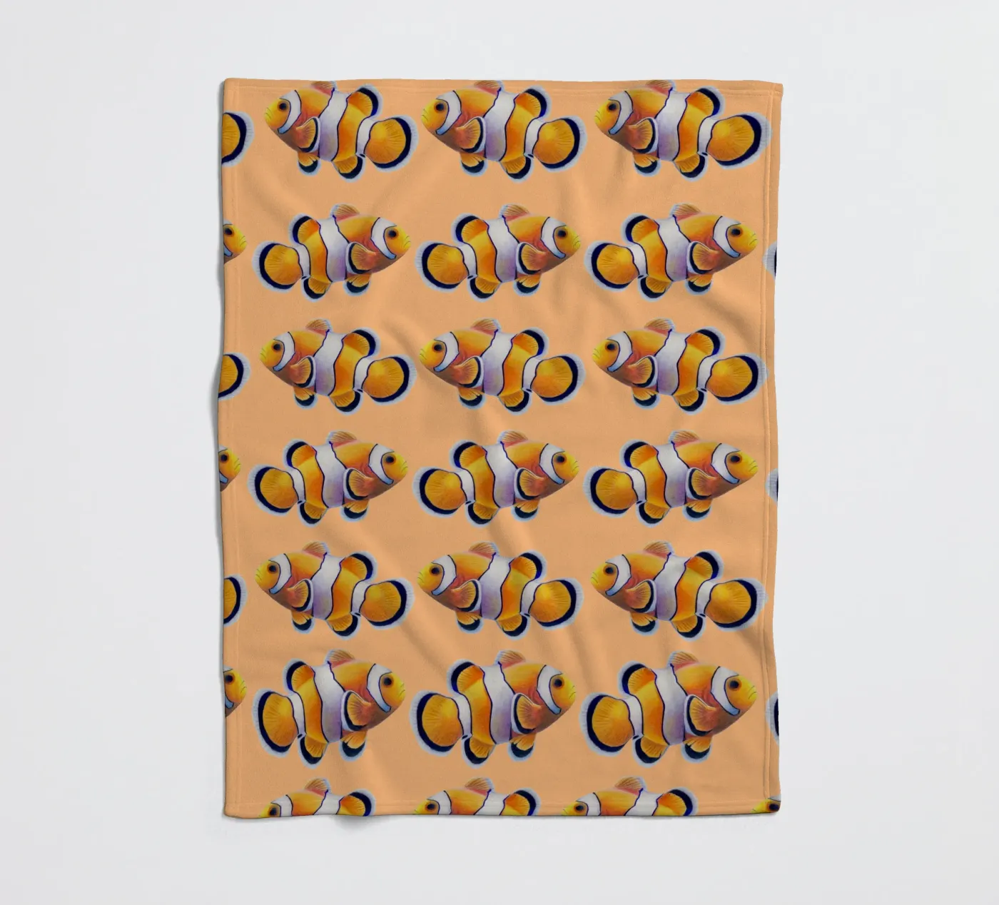 Clownfisch fleecedeken van Graphit und Farbe