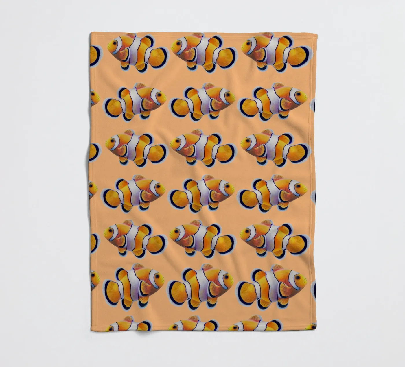 Clownfisch fleecedeken van Graphit und Farbe