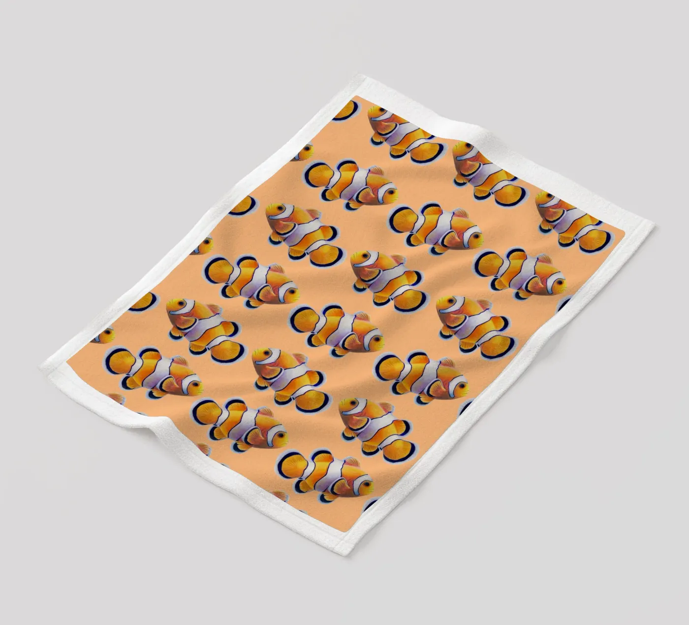 Clownfisch fleecedeken van Graphit und Farbe