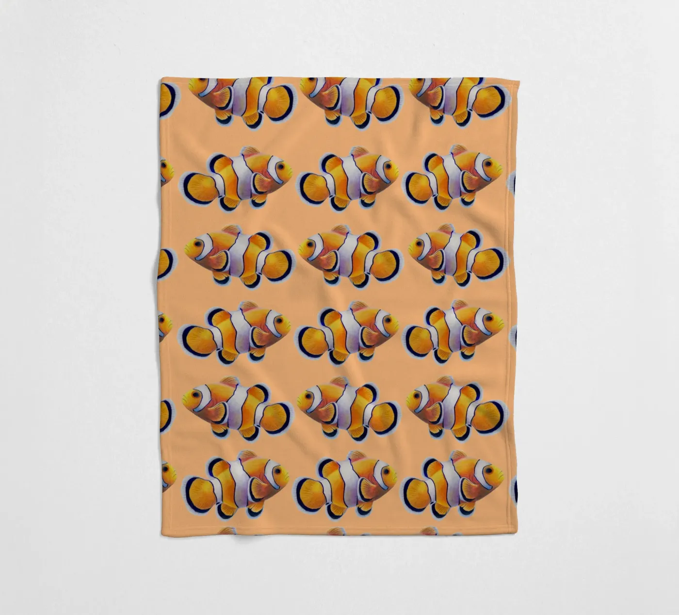 Clownfisch fleecedeken van Graphit und Farbe