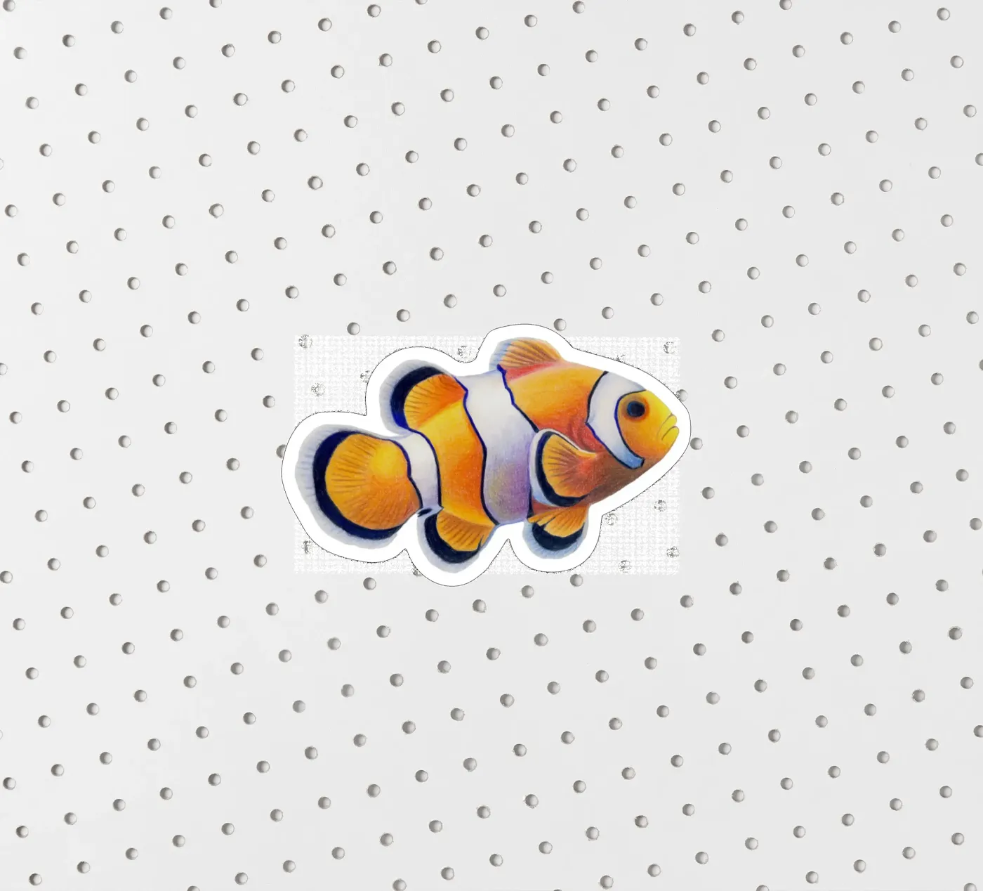 Clownfisch sticker by Graphit und Farbe