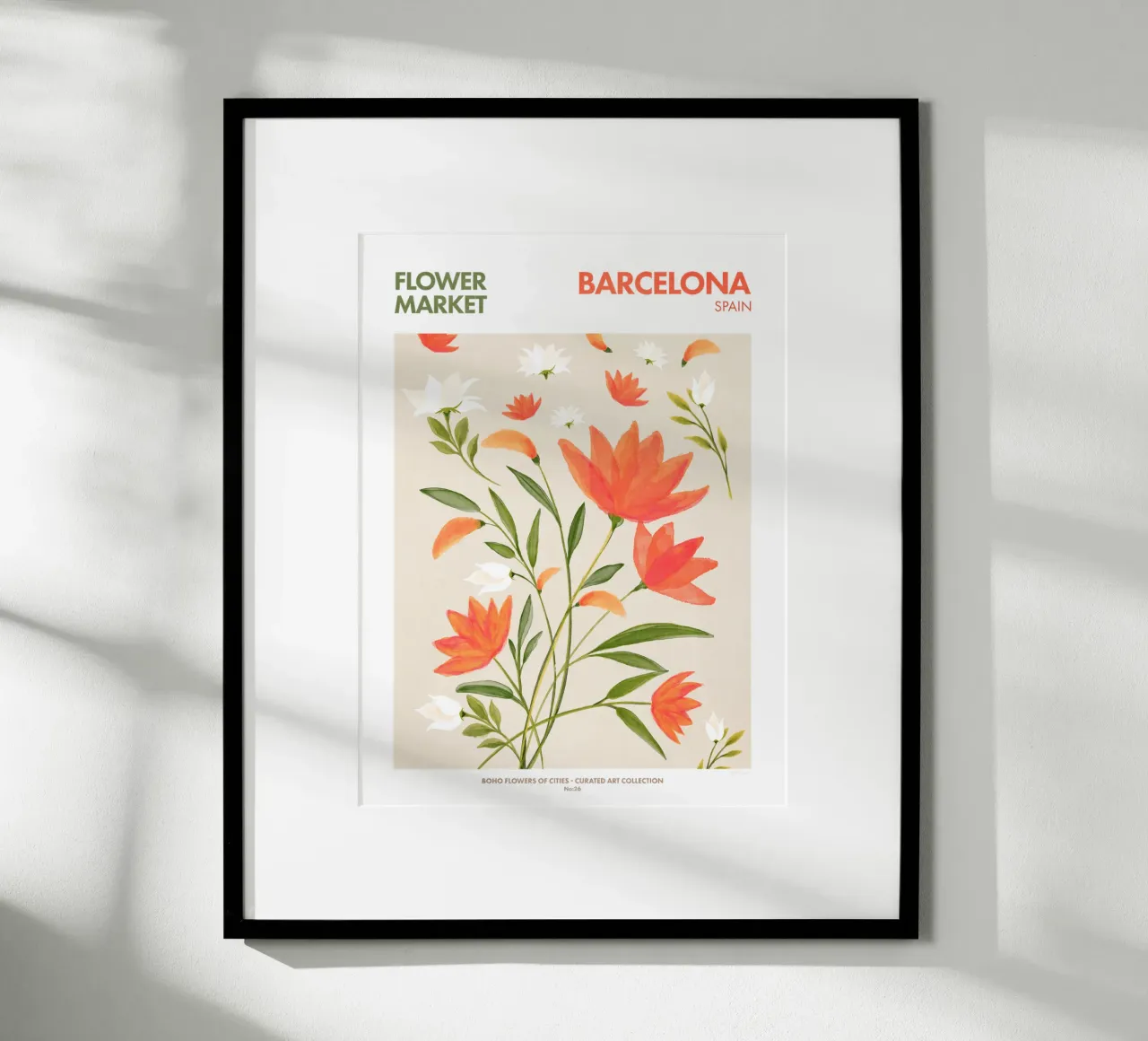 Emel Tunaboylu - Mercato dei fiori di Barcellona carta hahnemühle da The Artcircle