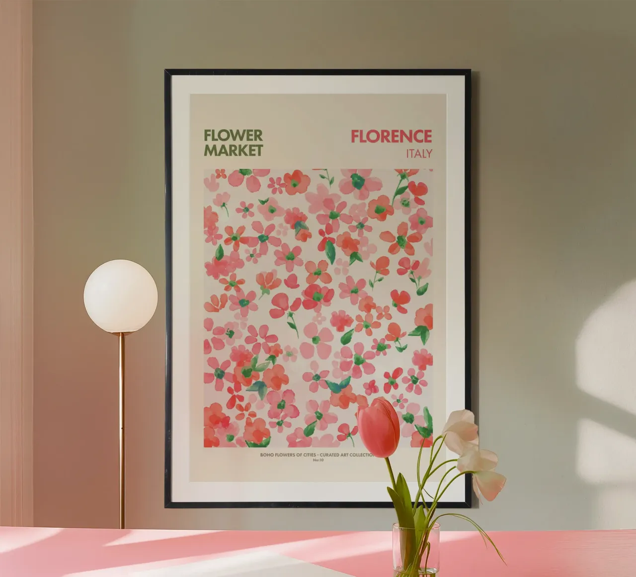 Emel Tunaboylu - Mercato dei fiori Firenze carta hahnemühle da The Artcircle