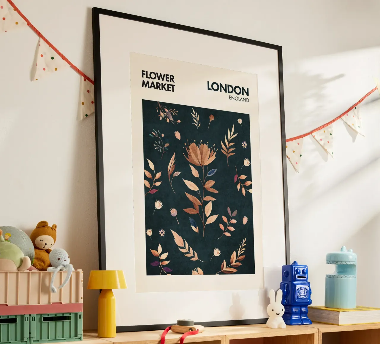 Emel Tunaboylu - Mercato dei fiori di Londra poster da The Artcircle