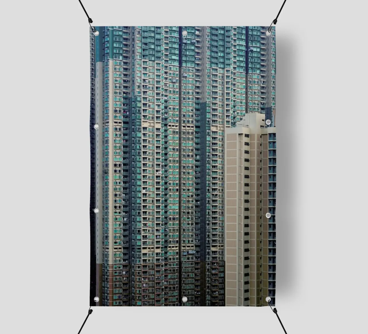 Propinquity Hong Kong 7 telo in pvc da Simon Butterworth