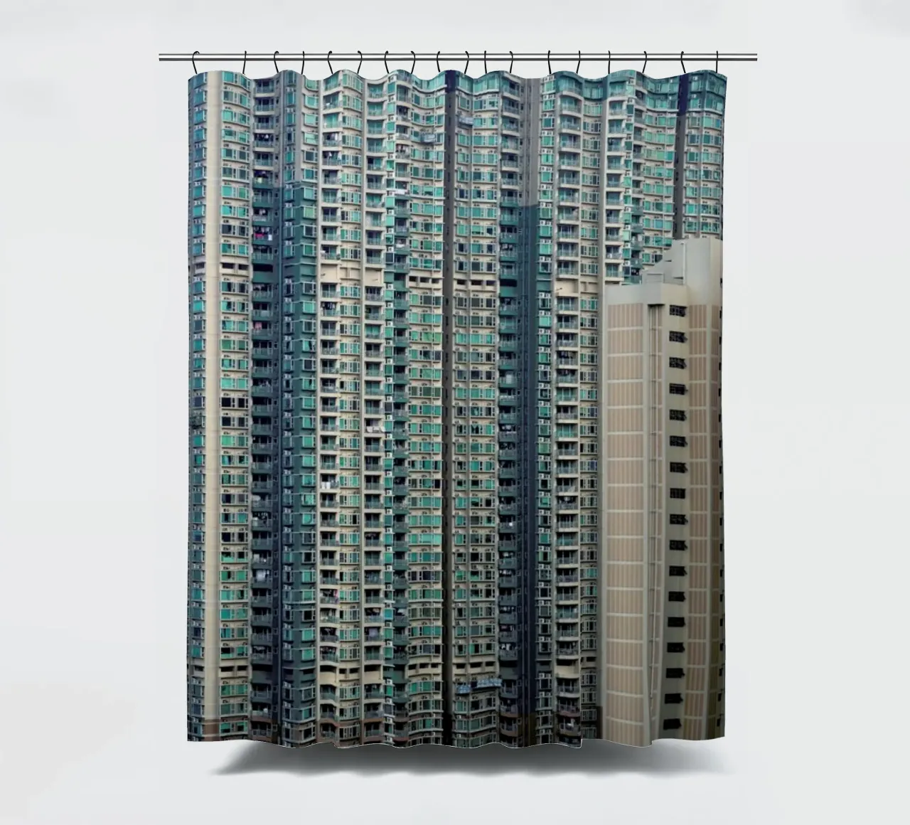 Propinquity Hong Kong 7 Duschvorhang von Simon Butterworth