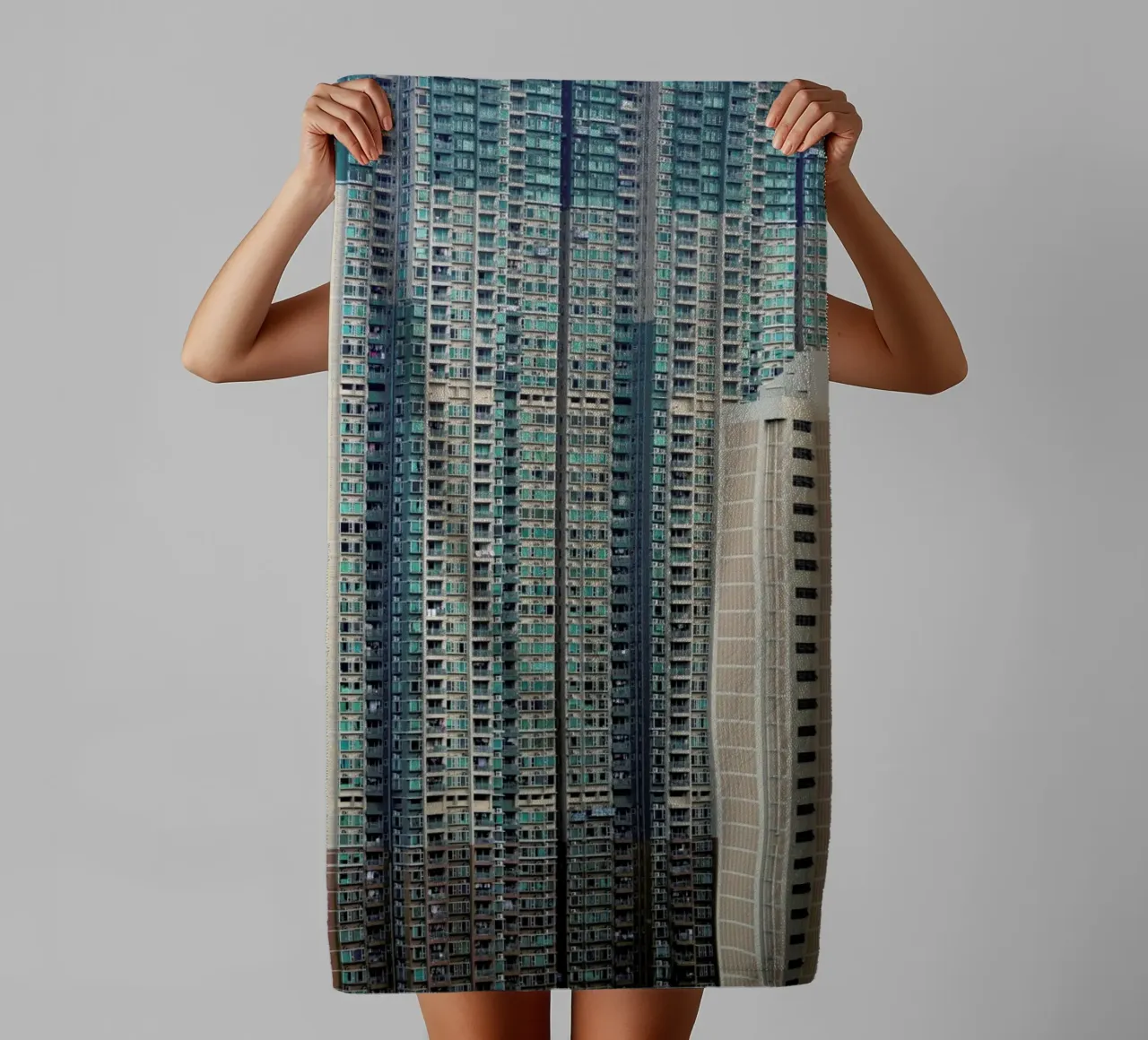 Propinquity Hong Kong 7 asciugamano da bagno da Simon Butterworth