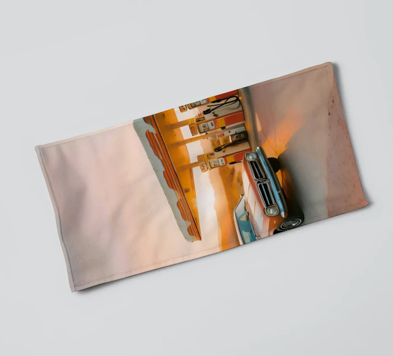 Desert resort towel by ICONICA Art Studio