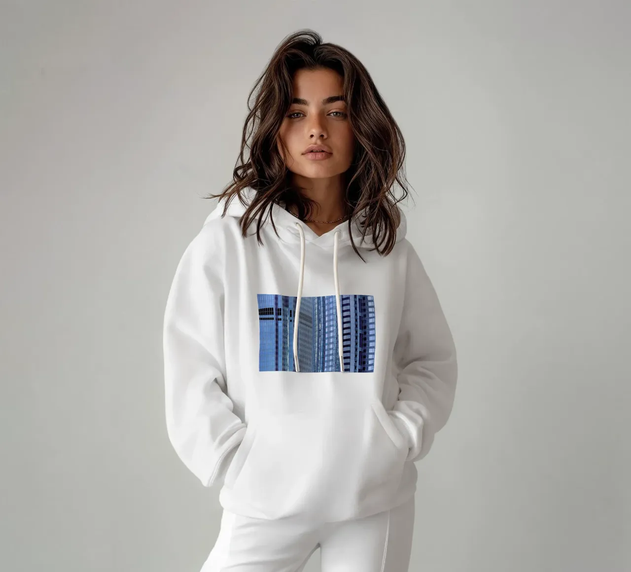 Façade. Hong Kong felpa con cappuccio da Simon Butterworth