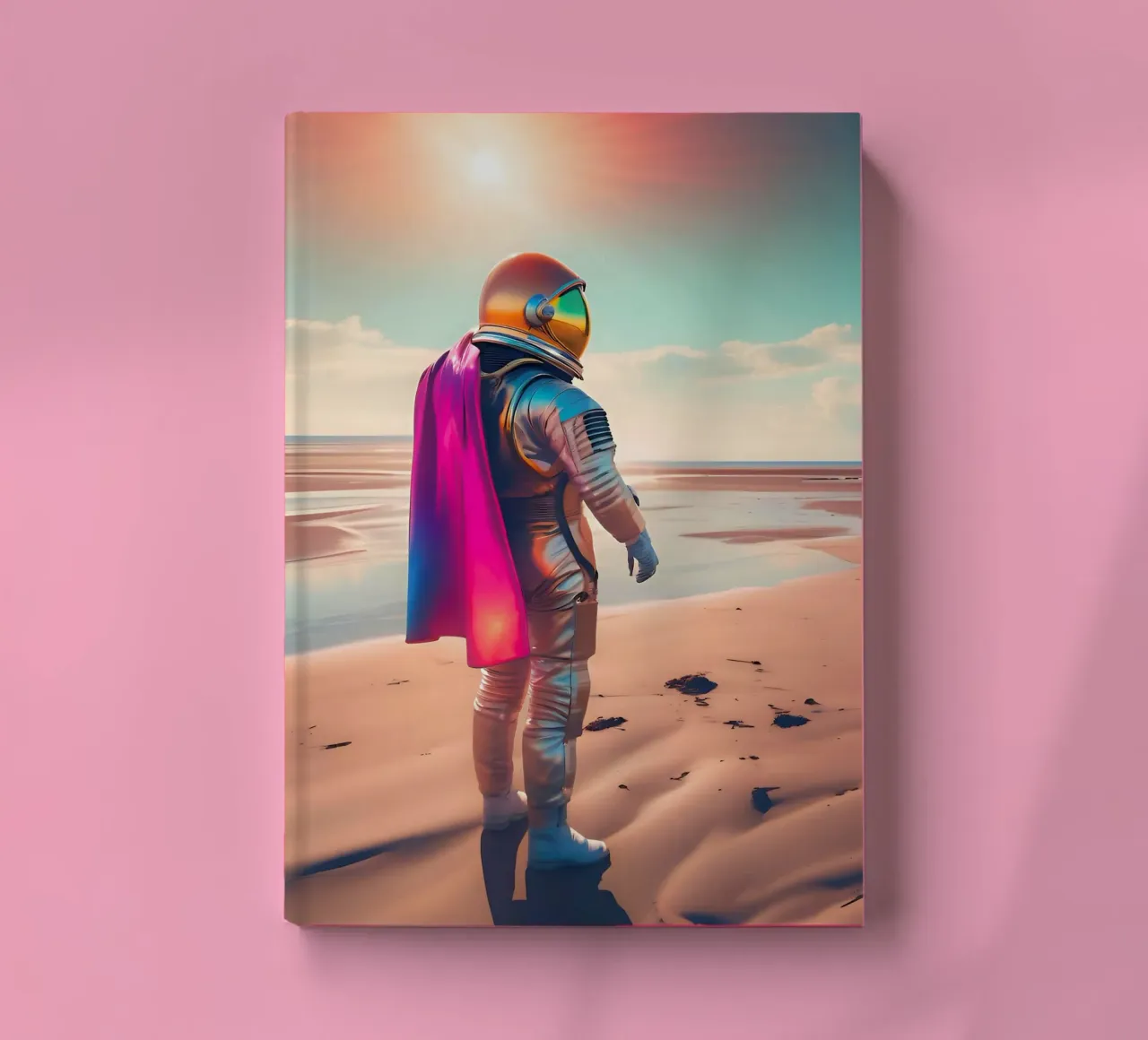 Solitude of the cosmos notebook by ICONICA Art Studio