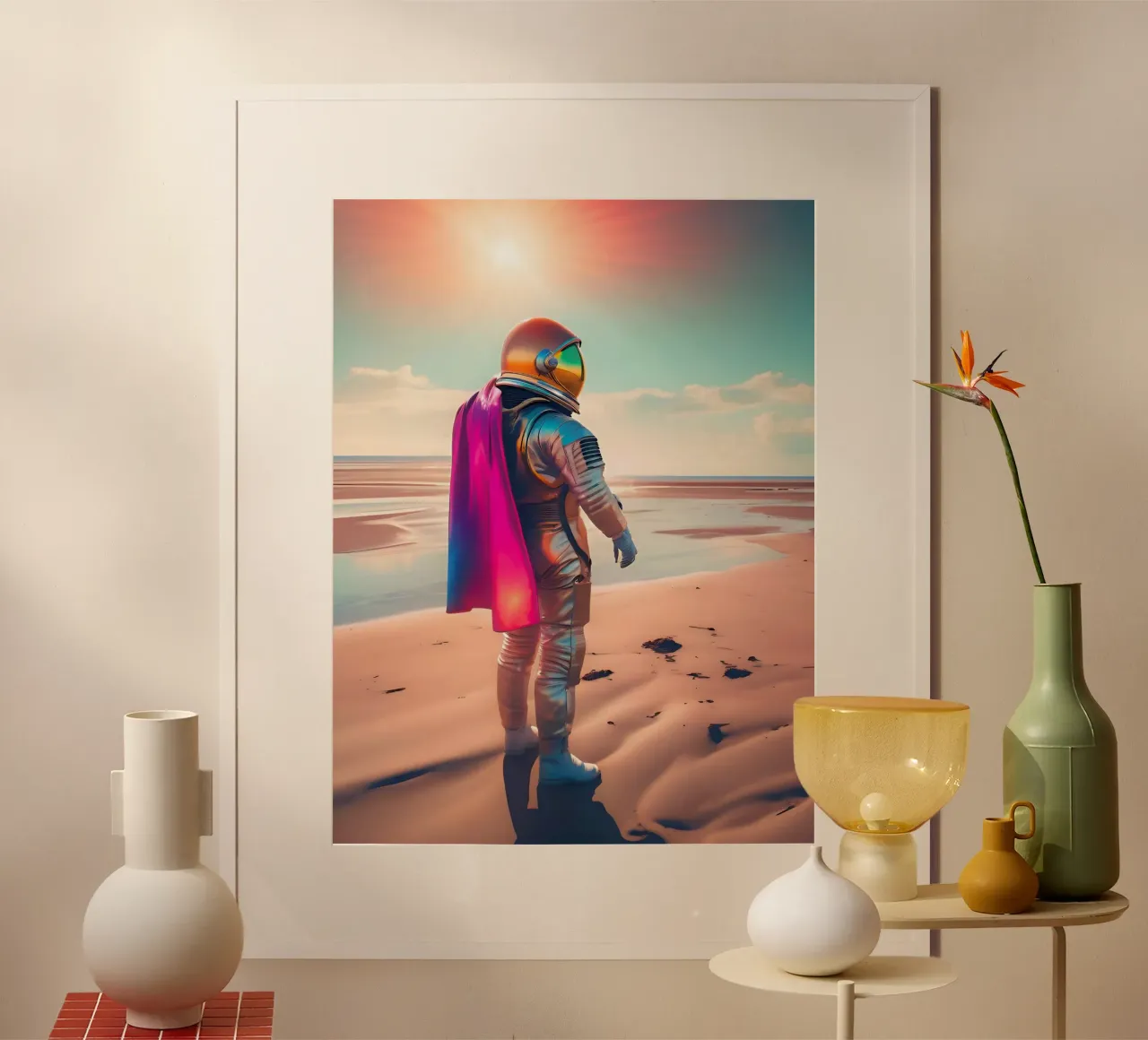 Einsamkeit des Kosmos Hahnemühle von ICONICA Art Studio