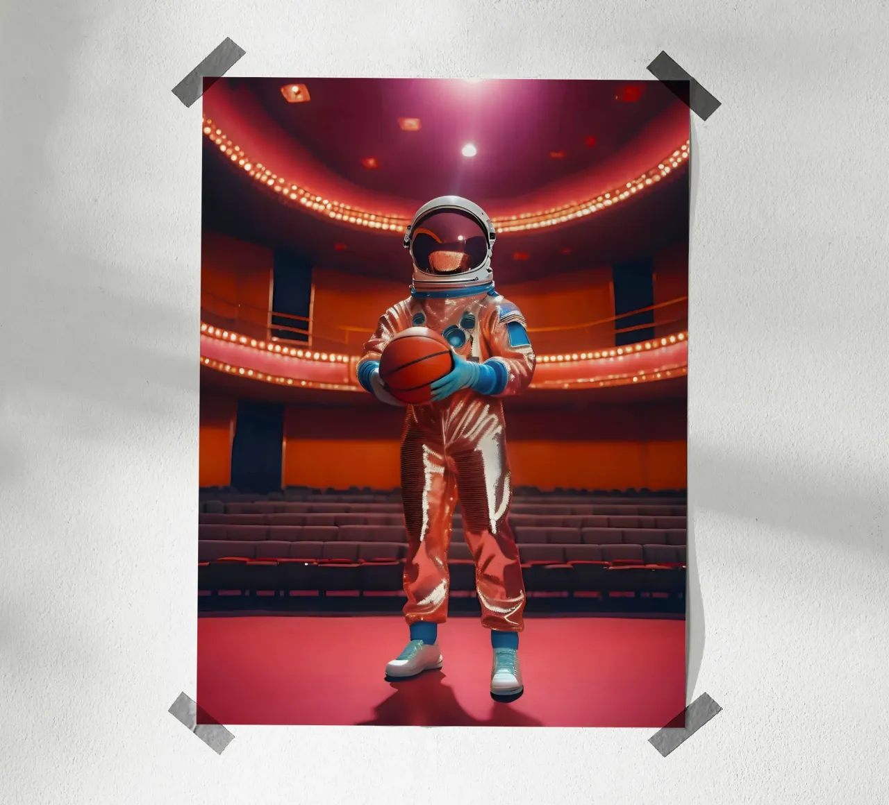 Dunk galattico carta hahnemühle da ICONICA Art Studio