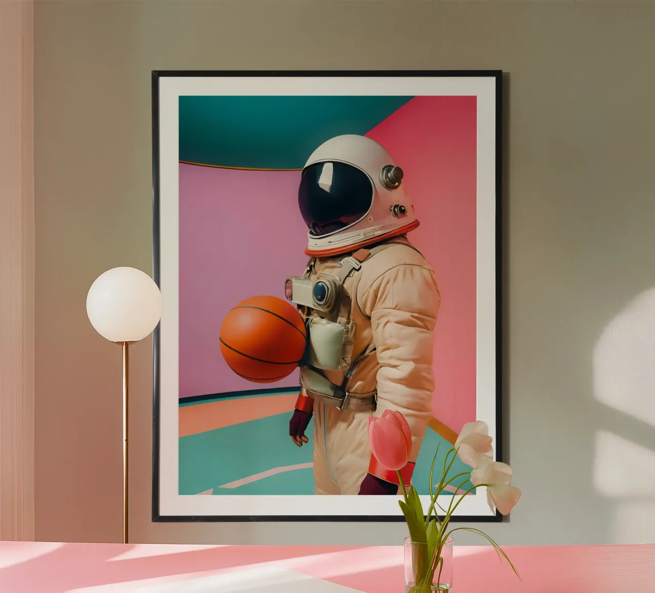 Match without Gravity poster by ICONICA Art Studio