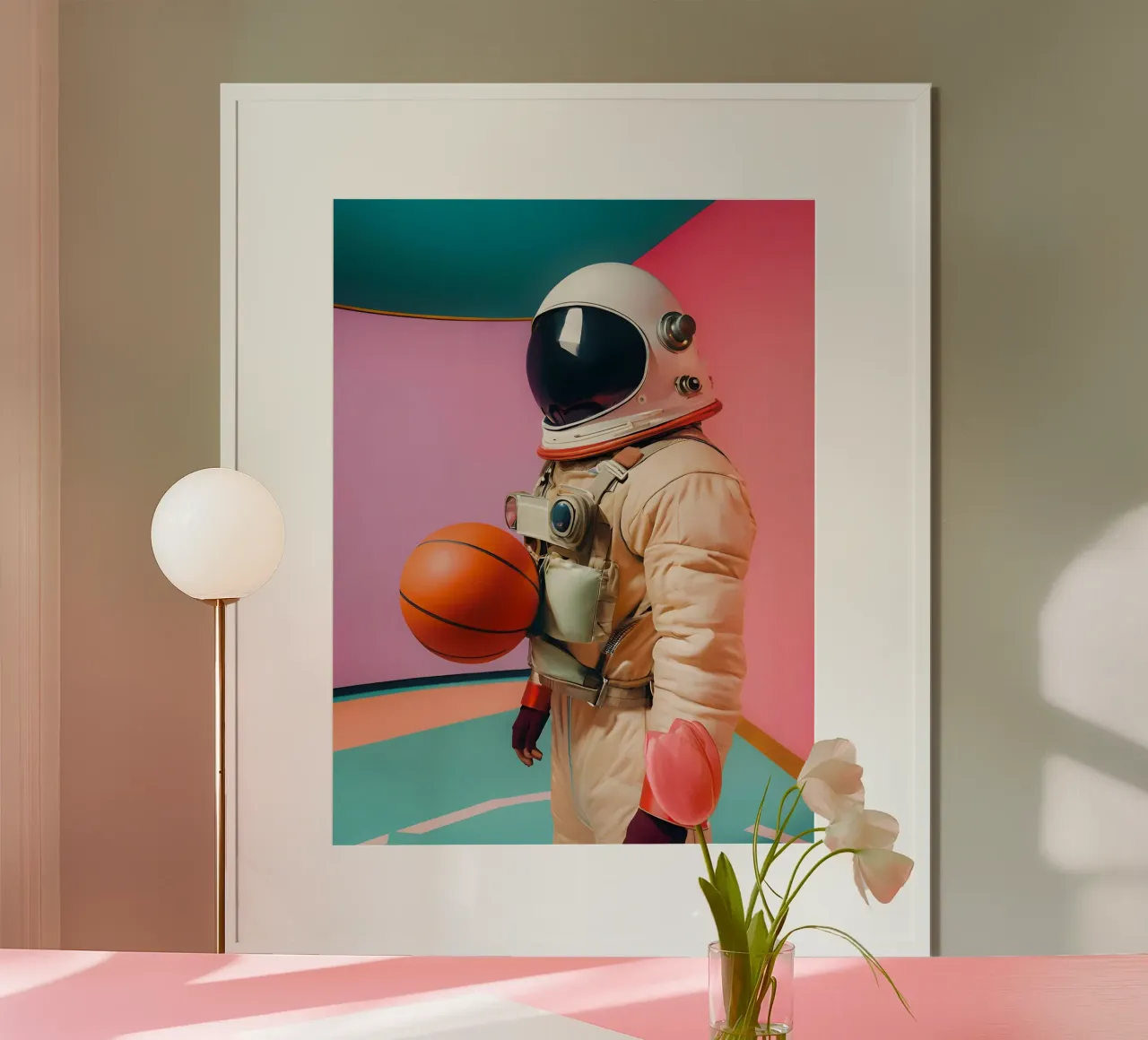 Match without Gravity poster by ICONICA Art Studio