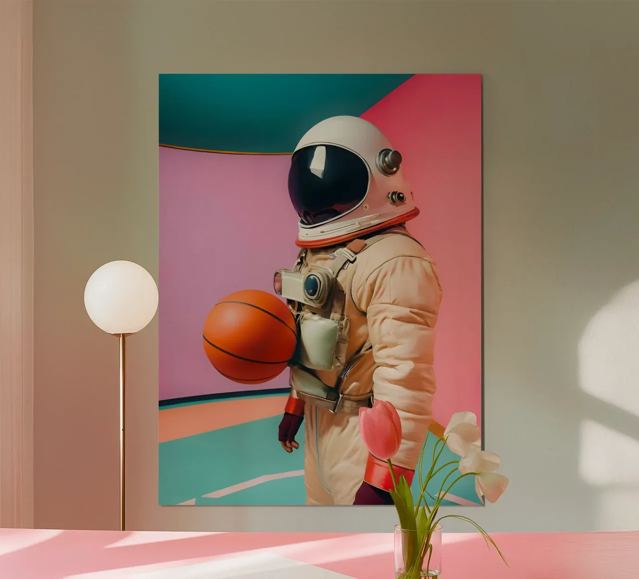 Match without Gravity poster by ICONICA Art Studio
