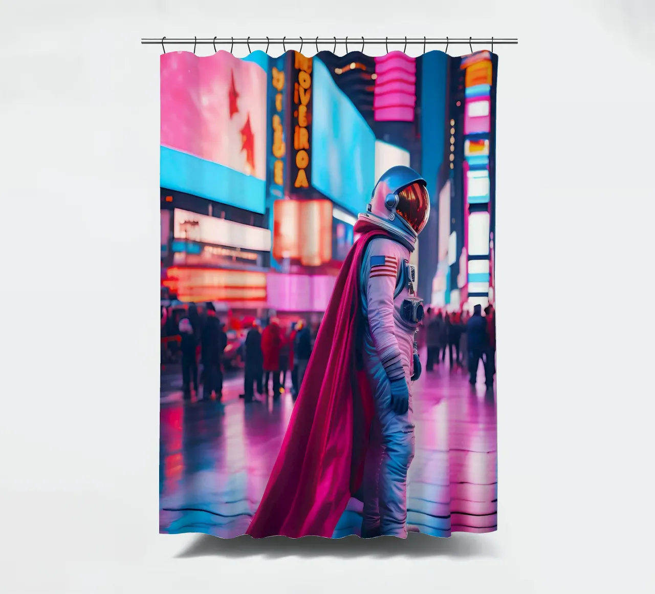 Astronauta urbano tenda da doccia da ICONICA Art Studio