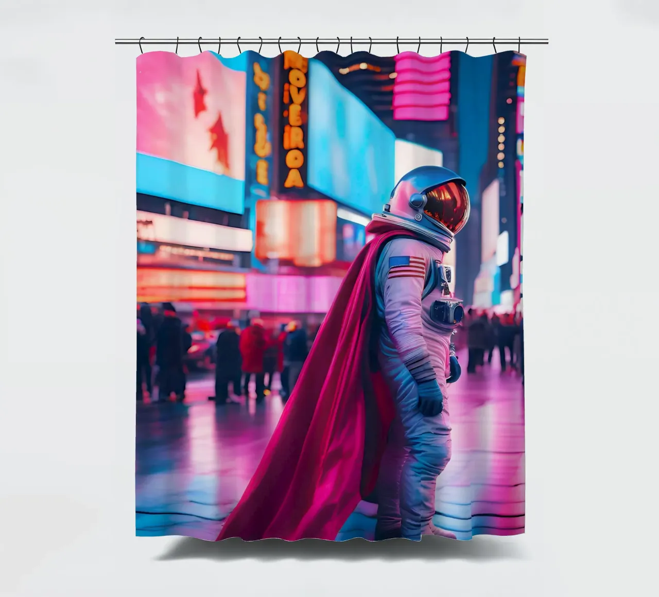 Astronauta urbano tenda da doccia da ICONICA Art Studio