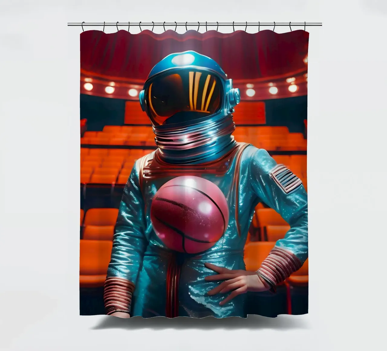 Korb Spatiale Duschvorhang von ICONICA Art Studio