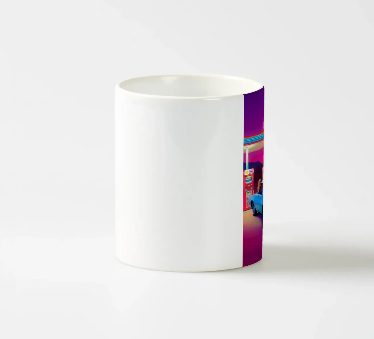 Benzina retrò tazza in ceramica da ICONICA Art Studio
