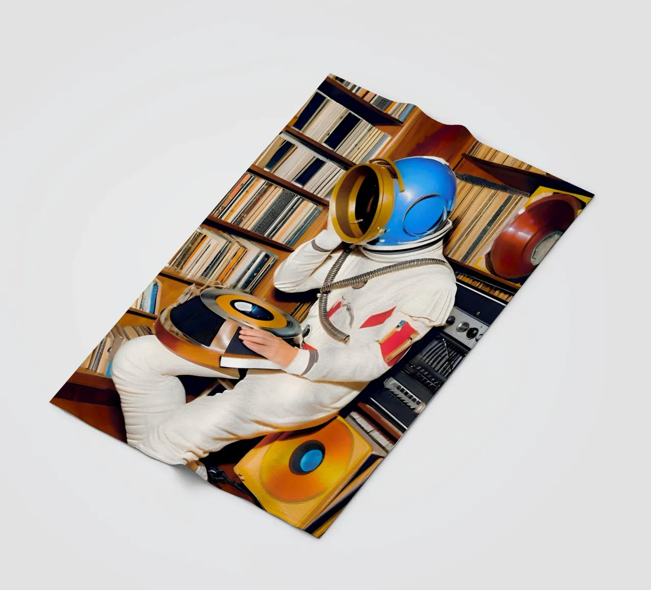 Sulla frequenza dello spazio coperta in pile da ICONICA Art Studio