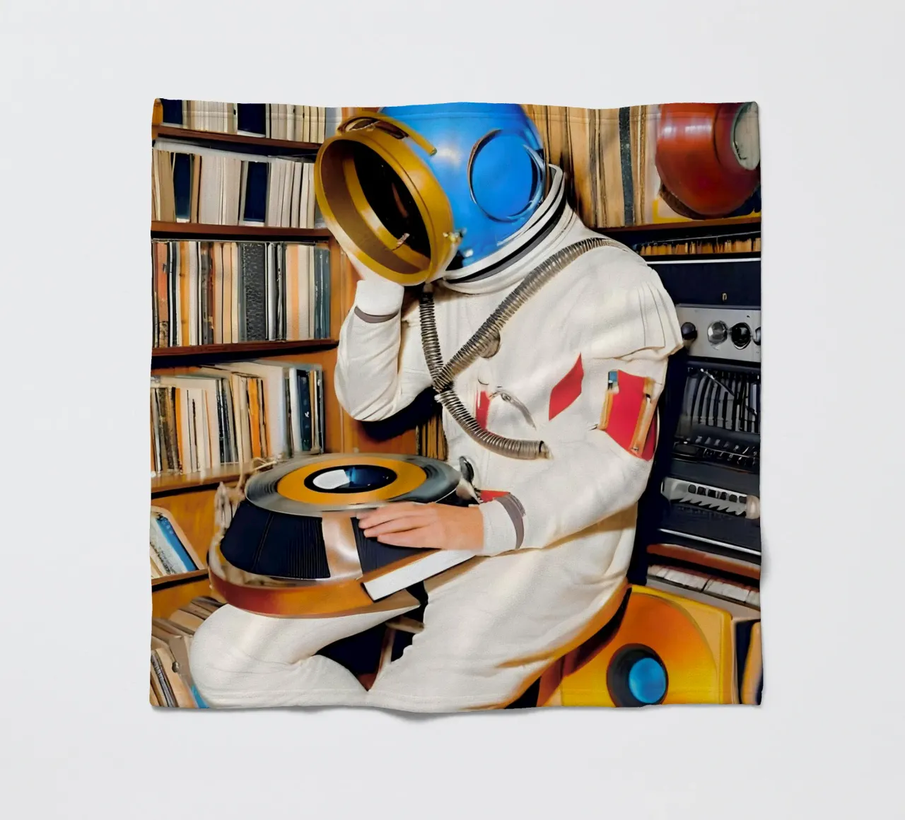 Sulla frequenza dello spazio coperta in pile da ICONICA Art Studio