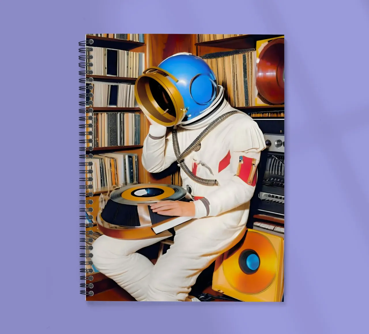 Sobre la frecuencia del espacio cuaderno de espiral de ICONICA Art Studio