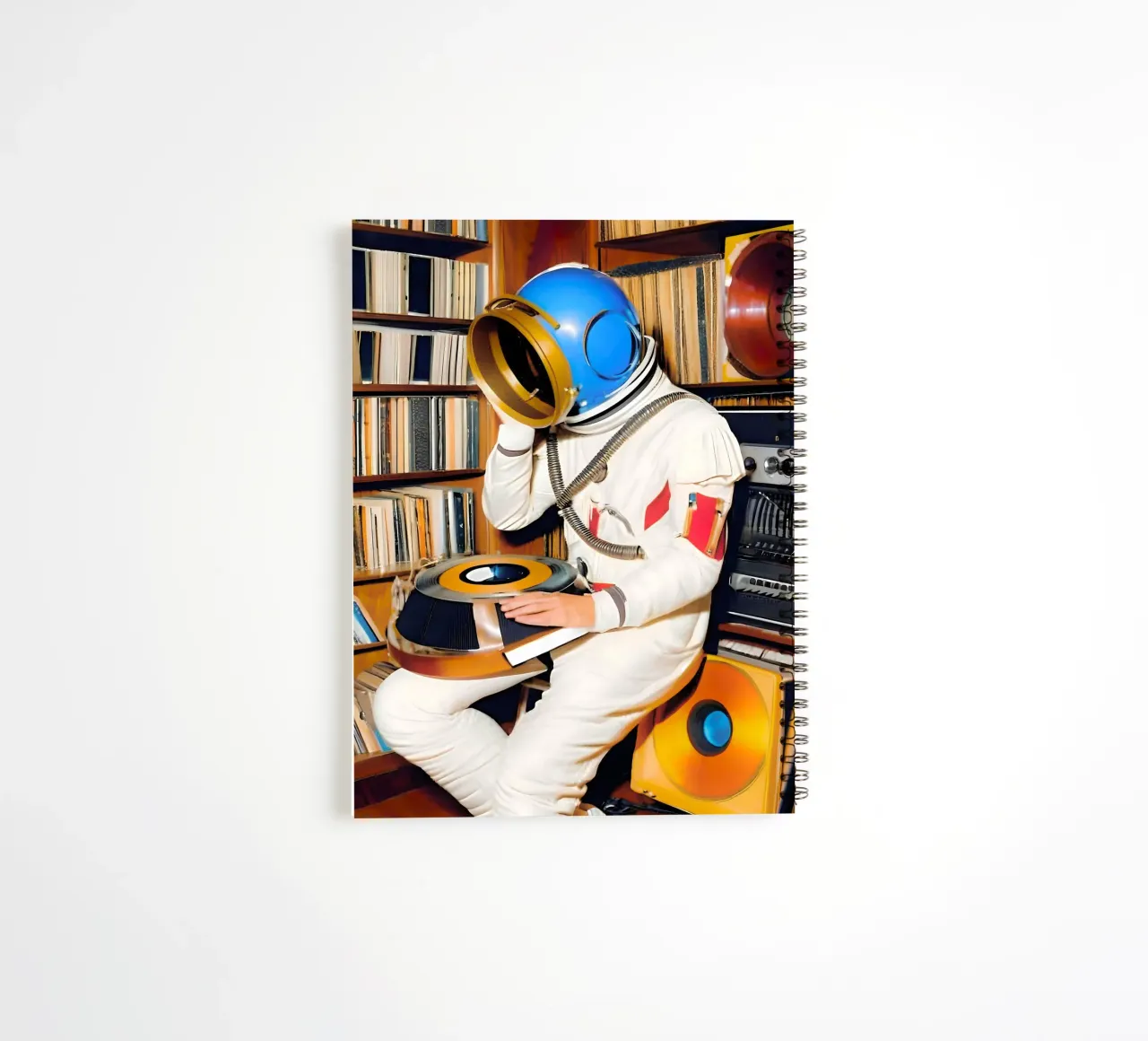 Sobre la frecuencia del espacio cuaderno de espiral de ICONICA Art Studio