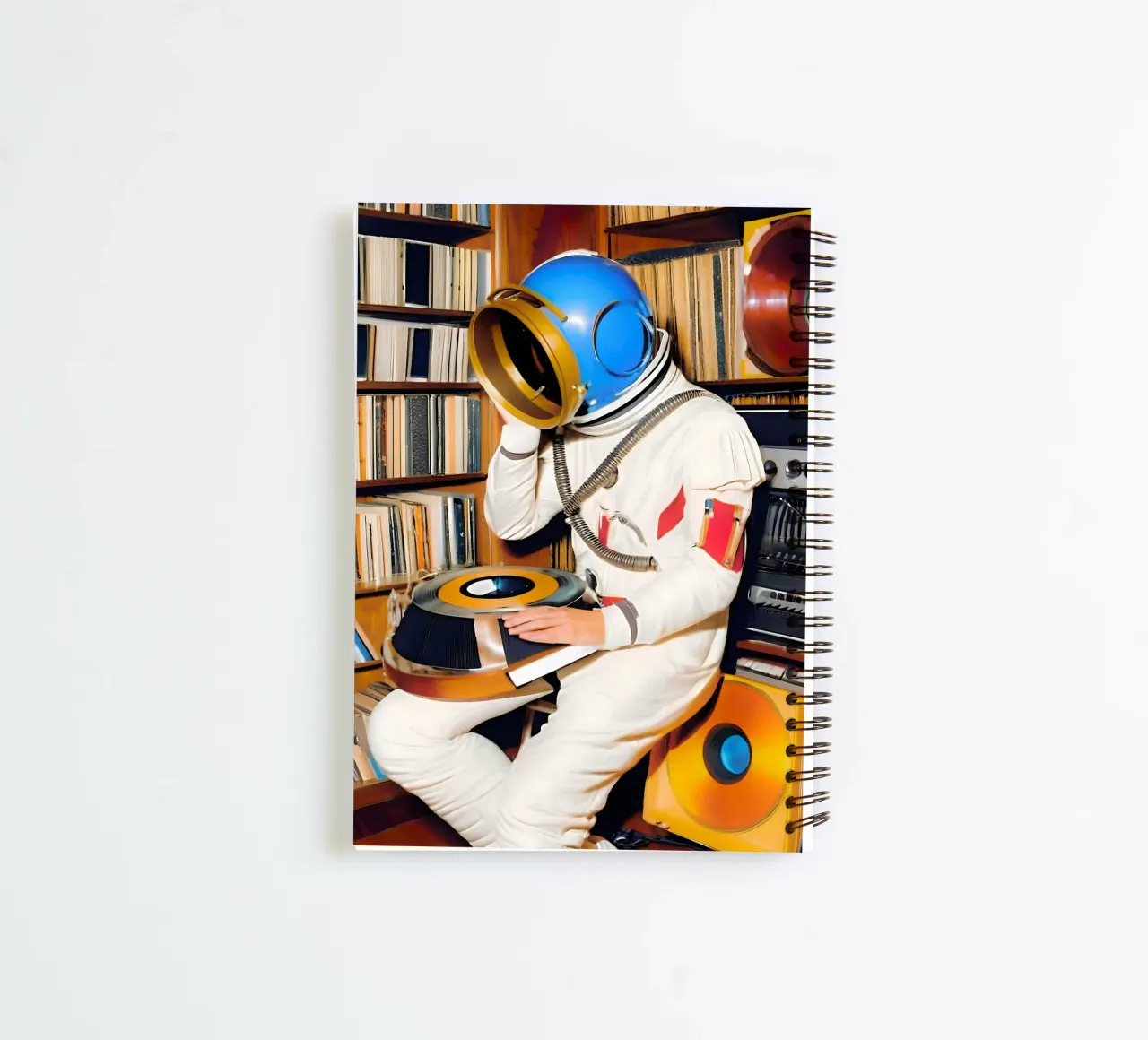 Sobre la frecuencia del espacio cuaderno de espiral de ICONICA Art Studio