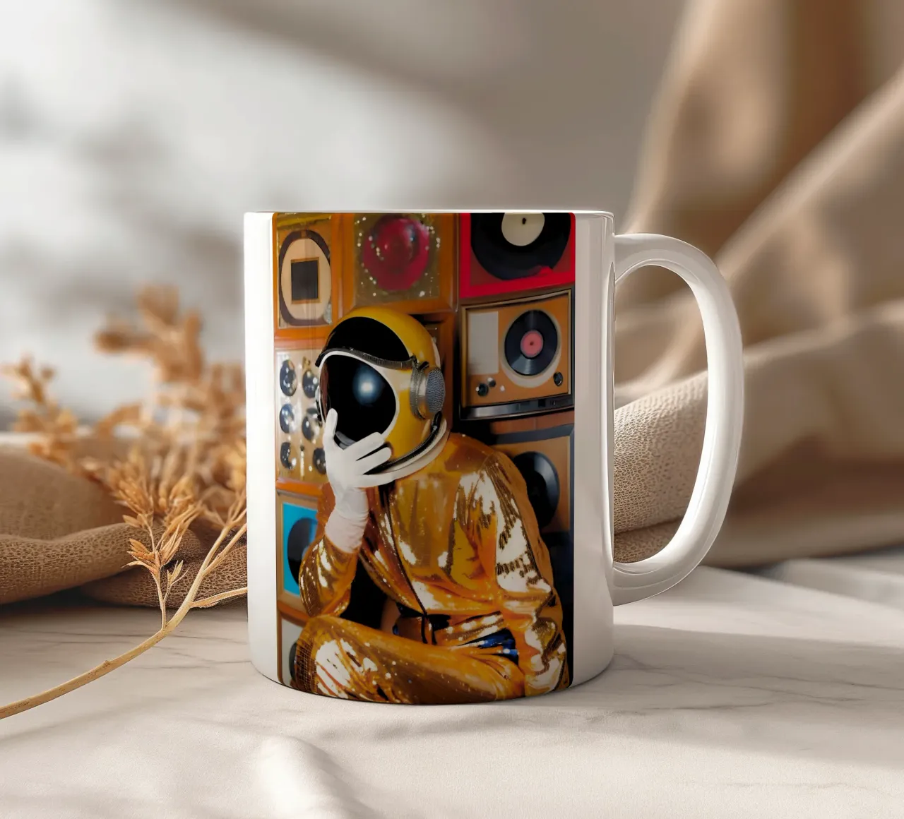 Astro Remix tazza in ceramica da ICONICA Art Studio