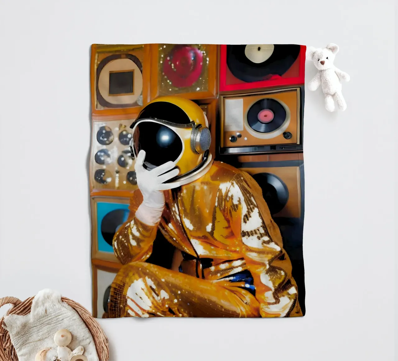 Astro Remix coperta in pile da ICONICA Art Studio
