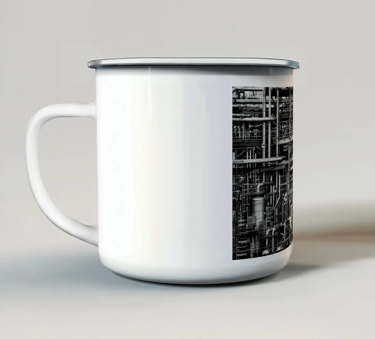 Pipe Dreams 2 tazza in smalto da Simon Butterworth