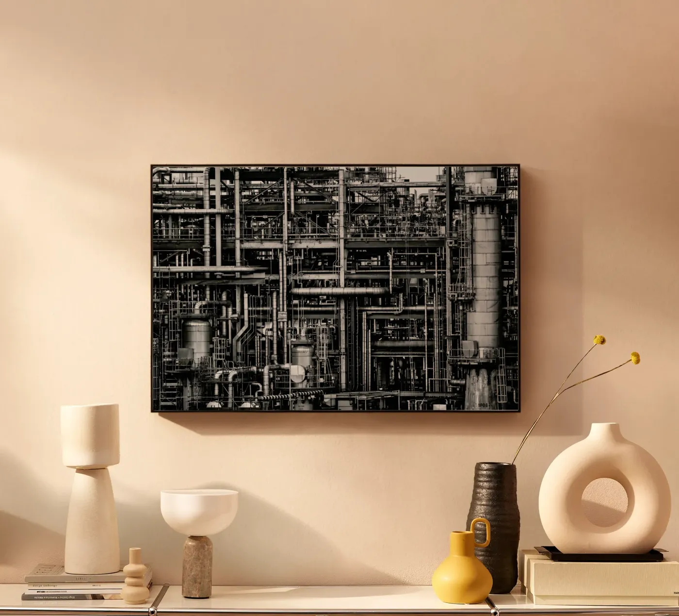 Pipe Dreams 2 acryl van Simon Butterworth