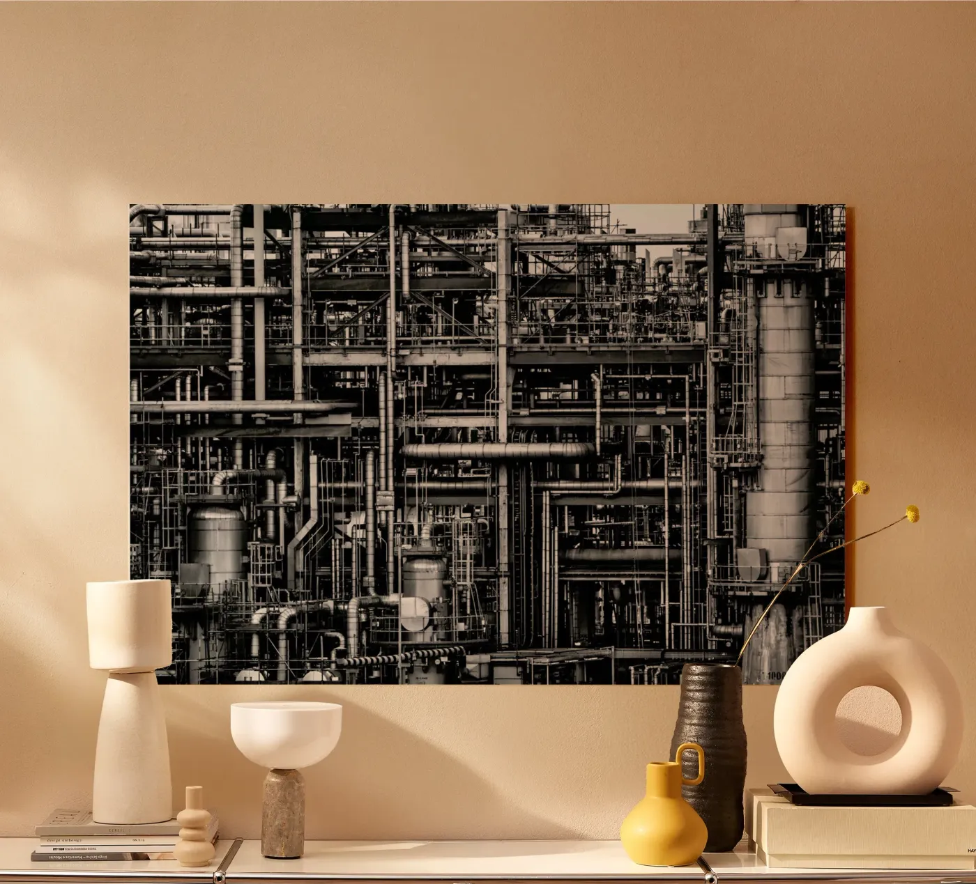 Pipe Dreams 2 acryl van Simon Butterworth