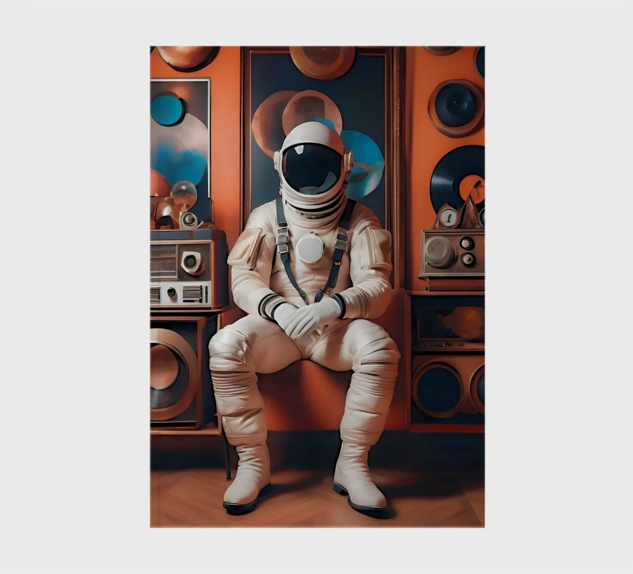 Écho Interstellar notebook by ICONICA Art Studio