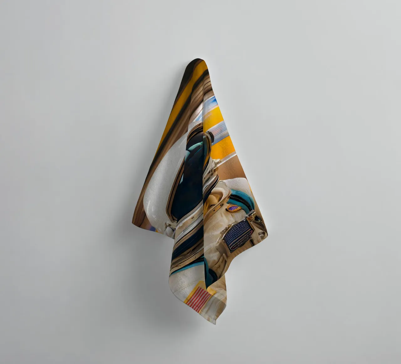 Waiting for space towel by ICONICA Art Studio