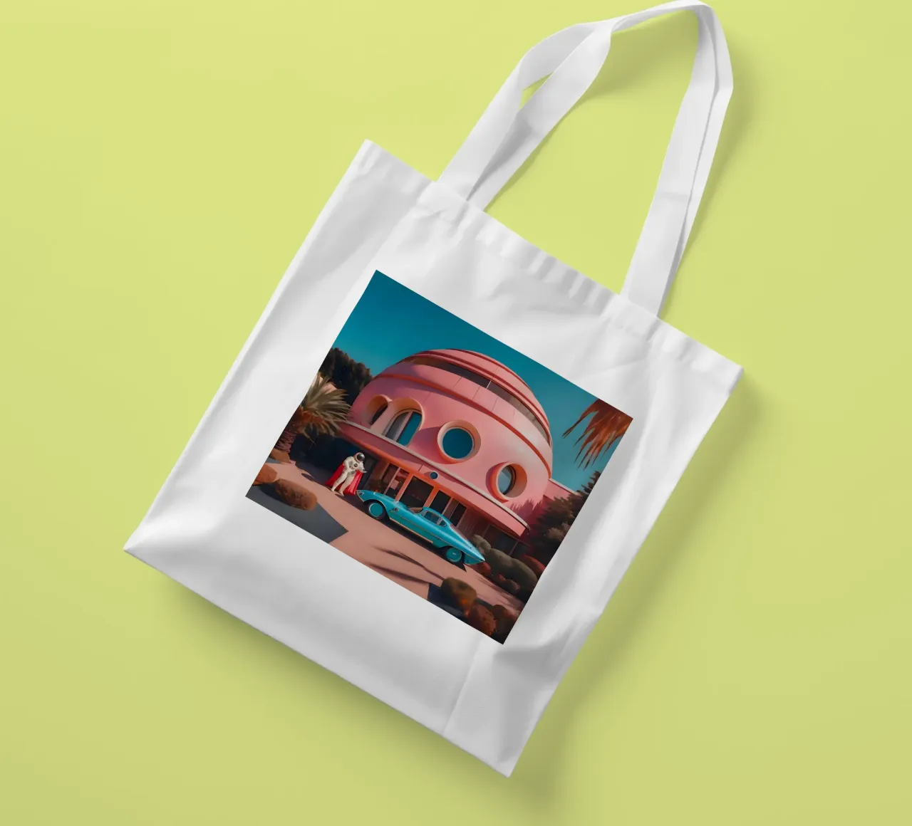 L'esploratore del passato borsa in juta da ICONICA Art Studio