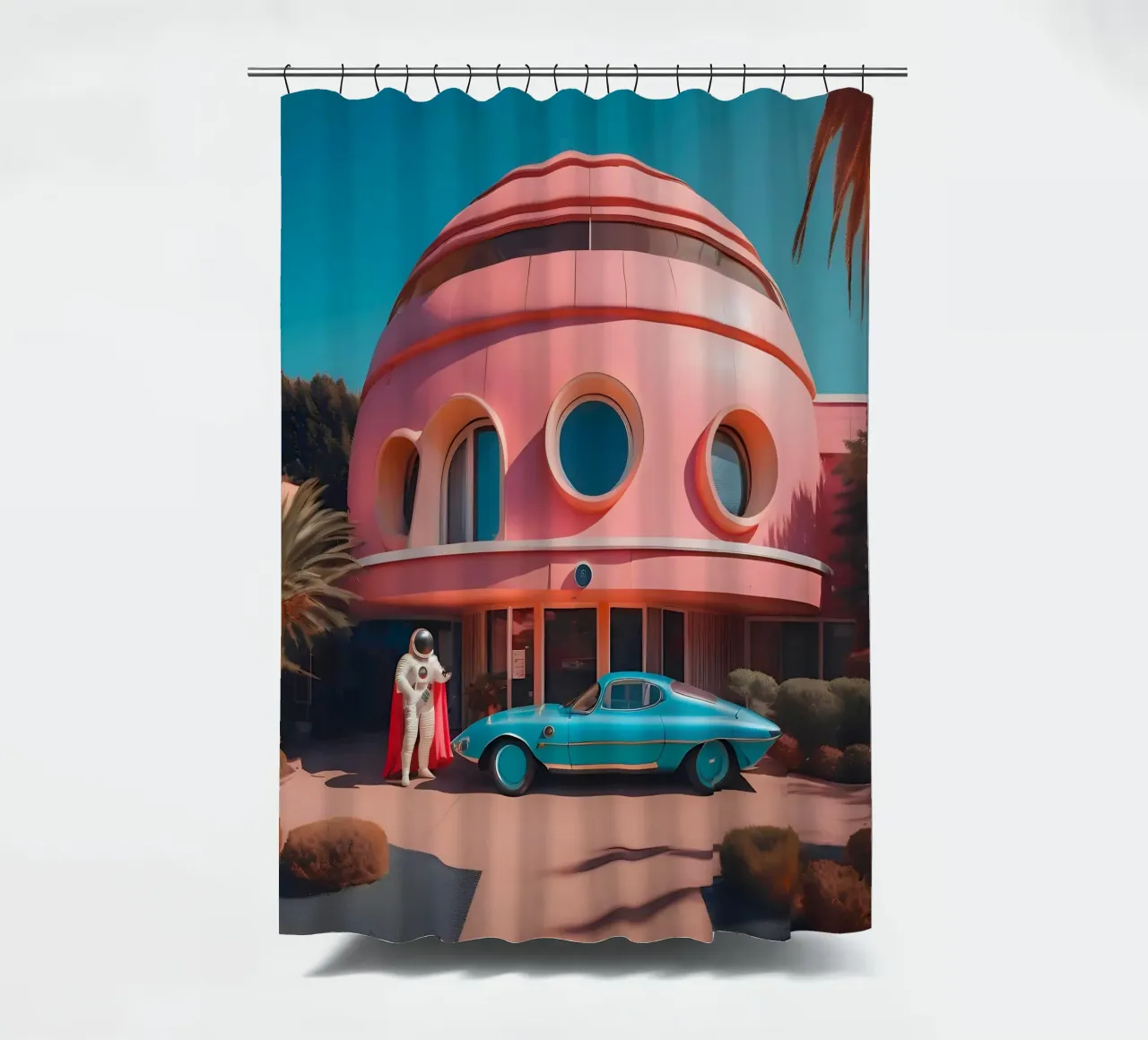L'esploratore del passato tenda da doccia da ICONICA Art Studio