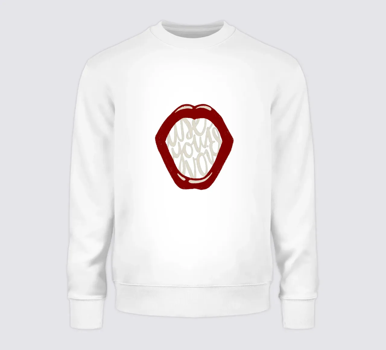 Use your voice sudadera de modeern