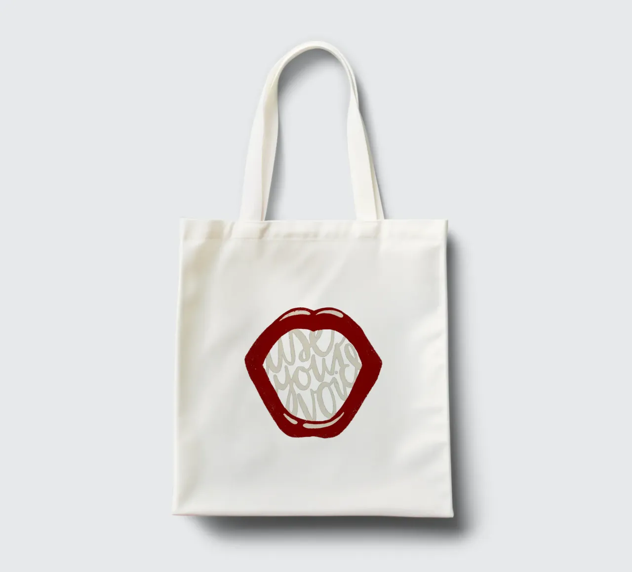 Use your voice borsa in juta da modeern