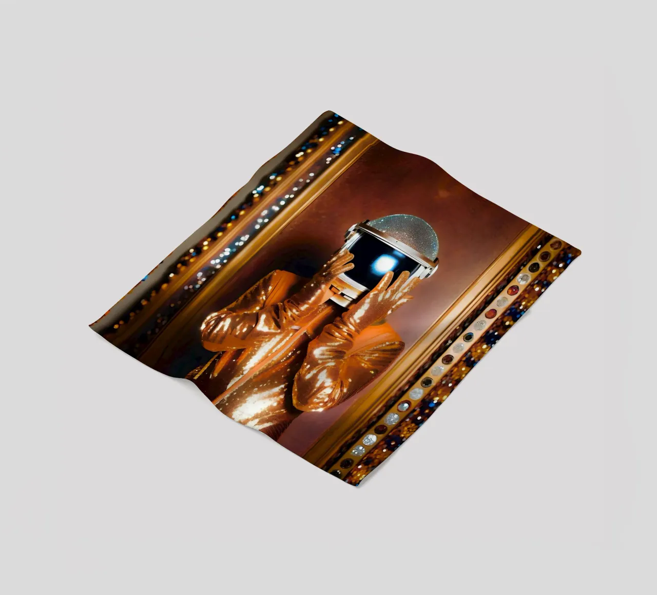 L'oro dell'universo coperta in pile da ICONICA Art Studio