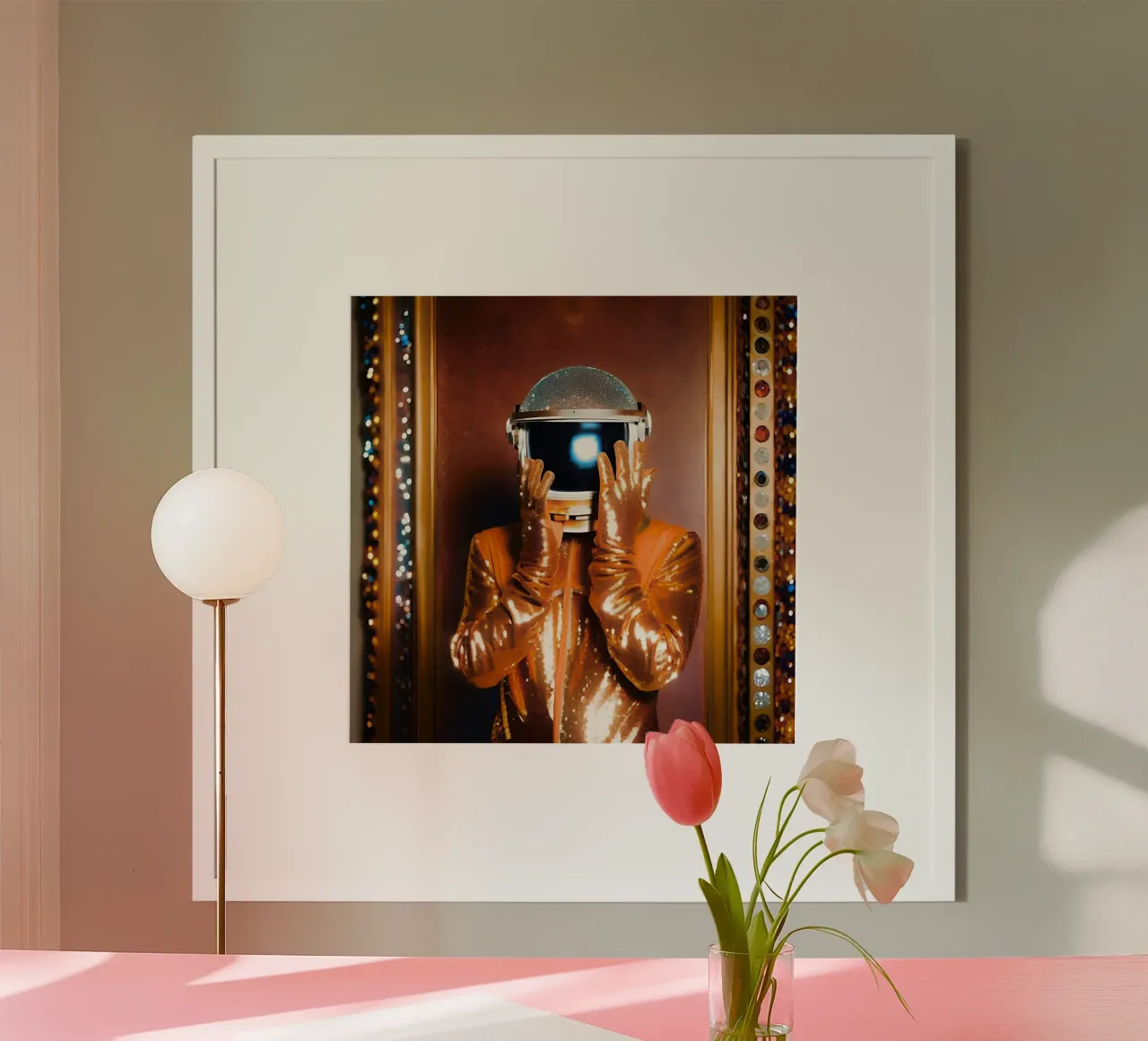 L'oro dell'universo carta hahnemühle da ICONICA Art Studio