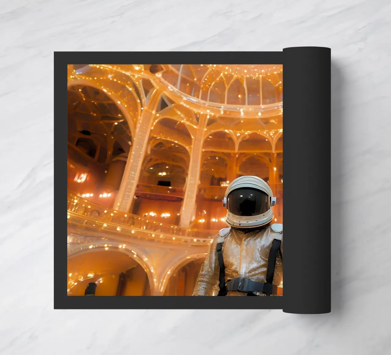 Interstellare e barocco zerbino da ICONICA Art Studio
