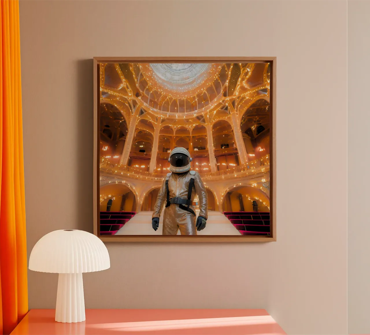 Interstellare e barocco tela con Cornice a cassetta da ICONICA Art Studio